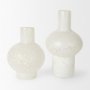70346 - Heket Short White Glass Vase