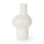 70347 - Heket Tall White Glass Vase