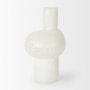 70347 - Heket Tall White Glass Vase