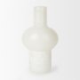 70347 - Heket Tall White Glass Vase