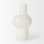 70347 - Heket Tall White Glass Vase