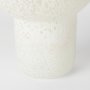 70347 - Heket Tall White Glass Vase