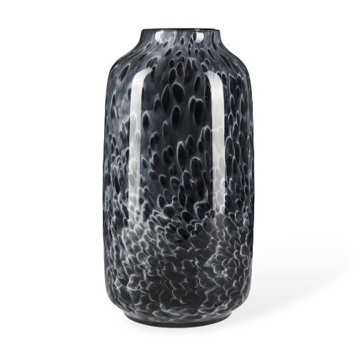 70350 - Masai Large Black Mottled Glass Vase