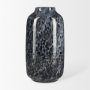 70350 - Masai Large Black Mottled Glass Vase