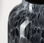 70350 - Masai Large Black Mottled Glass Vase