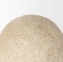 70219 - Sunita Set of 3 Beige Paper Mache Orbs