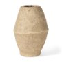 70210 - Rundal Small Beige Paper Mache Vase