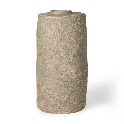 70202 - Rama Small Gray Paper Mache Floor Vase