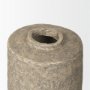 70202 - Rama Small Gray Paper Mache Floor Vase