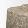 70202 - Rama Small Gray Paper Mache Floor Vase