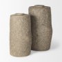 70202 - Rama Small Gray Paper Mache Floor Vase