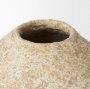 70214 - Ritu Small Beige Paper Mache Pot Vase