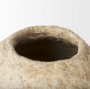 70214 - Ritu Small Beige Paper Mache Pot Vase