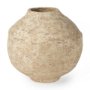 70215 - Ritu Large Beige Paper Mache Pot Vase
