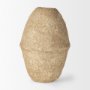 70211 - Rundal Large Beige Paper Mache Vase