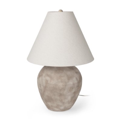 70167 - Marvin Taupe Ceramic Table Lamp 
