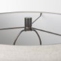 70369 - Piven Black w/ Gray Wash Textured Ceramic Table Lamp
