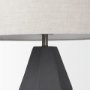 70369 - Piven Black w/ Gray Wash Textured Ceramic Table Lamp