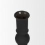 70357 - Haute Small Matte Black Blown Glass Candlestick 
