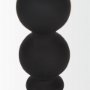70357 - Haute Small Matte Black Blown Glass Candlestick 
