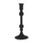 70358 - Haute Medium Matte Black Blown Glass Candlestick