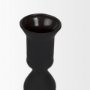 70358 - Haute Medium Matte Black Blown Glass Candlestick