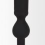 70358 - Haute Medium Matte Black Blown Glass Candlestick