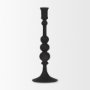 70359 - Haute Large Matte Black Blown Glass Candlestick