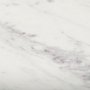 69937-AB - Amika White Marble Top Black Metal Base Console Table 