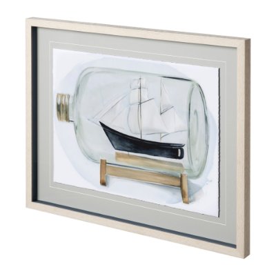 12576 - Sail the Seas II by Jennifer Paxton Parker a Framed Art Print Matted under Glass