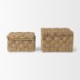 70230 - Hanalei Set of 2 Seagrass Boxes with Lids