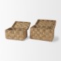 70230 - Hanalei Set of 2 Seagrass Boxes with Lids