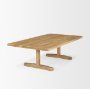 69958 - Viktor 55"L Light Brown Solid Wood Coffee Table