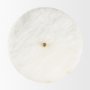 70451 - Dolly Brushed Gold Metal w/ Alabaster Shade 4-Light Wall Sconce