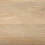 69847-AB - Maxton Light Brown Wood w/ Dark Gunmetal Iron Metal Dining Table