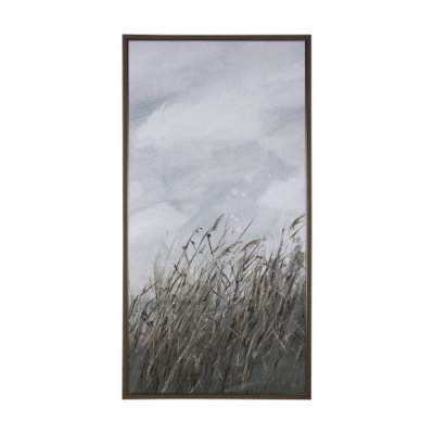 102585-FL - Chilly Breeze I by Mercana Studio a Hand Embellished Textured Framed Canvas