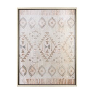 Aztec I by Mercana Studio a Hand Embellished Textured Framed Art Print