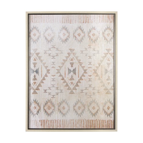 14907 - Aztec I by Mercana Studio a Hand Embellished Textured Framed Art Print