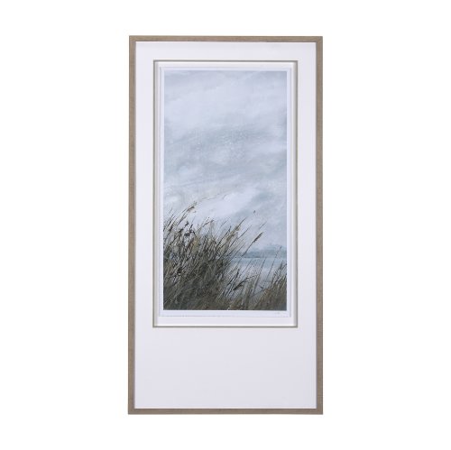 14909 - Chilly Breeze I by Natali a Hand Embelished Textured Framed Art Print Matted under Glass