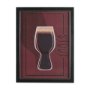 14911 - Beer Poster Stout by Mercana Studio a Hand Embellished Textured Framed Art Print