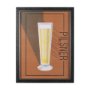 14912 - Beer Poster Pilsner by Mercana Studio a Hand Embellished Textured Framed Art Print