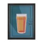 14913 - Beer Poster IPA by Mercana Studio a Hand Embellished Textured Framed Art Print