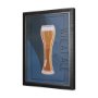 14916 - Beer Poster Wheat Ale by Mercana Studio a Hand Embellished Textured Framed Art Print
