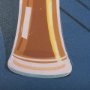 14916 - Beer Poster Wheat Ale by Mercana Studio a Hand Embellished Textured Framed Art Print