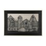 14924 - Barn Buildings II by CV a Hand Embellished Textured Framed Art Print Matted under Glass