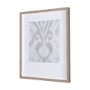 14921 - Ikat Patterns V by Silvia Krause a Hand Embellished Textured Framed Art Print Matted under Glass