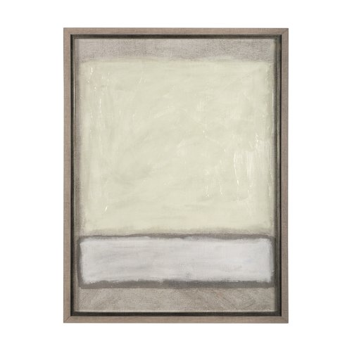 14926 - Ecru by Mercana Studio a Hand Embellished Textured Framed Art Photograph Matted under Glass