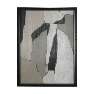 Blend by Mercana Studio a Hand Embellished Textured Framed Art Photograph Matted under Glass