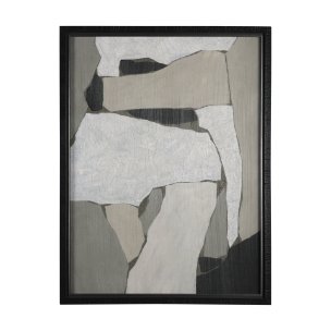 Fusion by Mercana Studio a Hand Embellished Textured Framed Art Photograph Matted under Glass