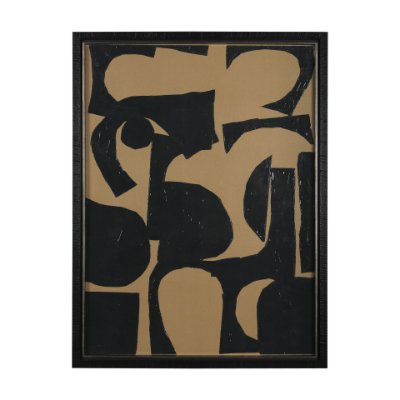 14936 - Kaldow by Mercana Studio a Hand Embellished Textured Framed Art Photograph Matted under Glass